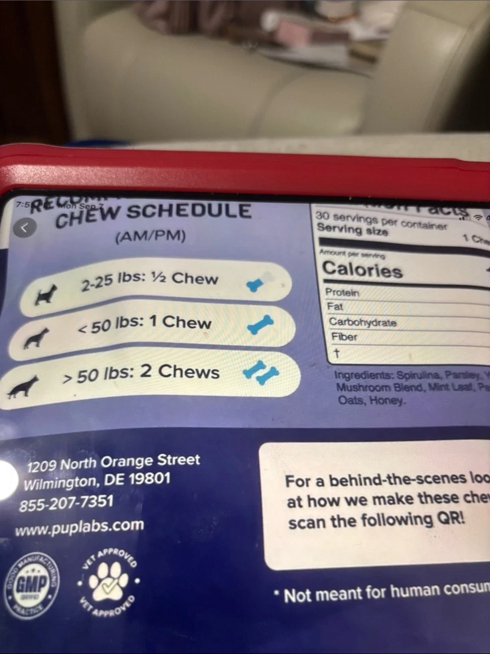 Pup Labs 30 chews